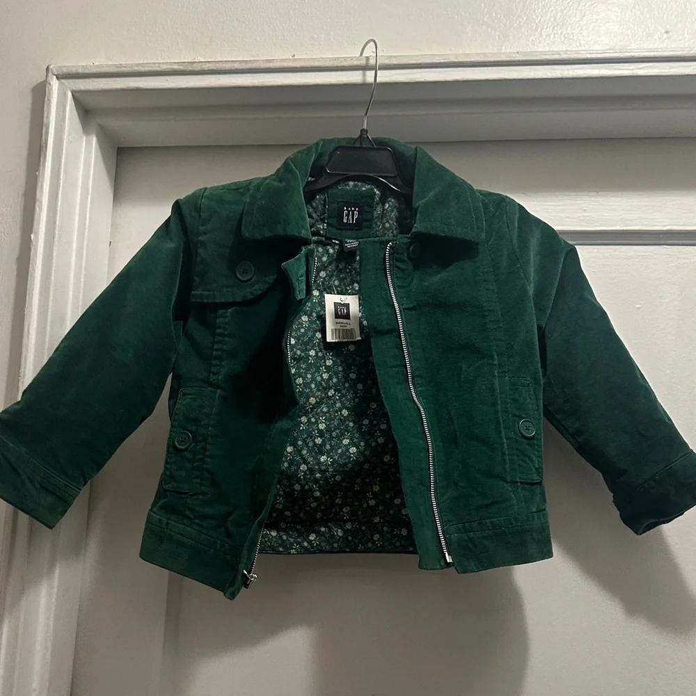 GAP Kids Forest Green Pea Coat